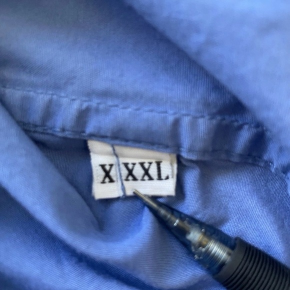 Lords of L.A. Blue Dress Shirt XXXL Size Handmade USA Rock Star Designer - Picture 6 of 15